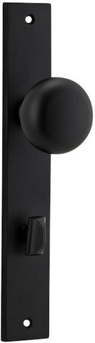 Iver Cambridge Door Knob On Rectangular Backplate - primehardware
