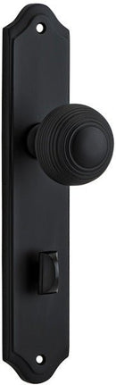 Iver Guildford Door Knob On Shouldered Backplate - primehardware
