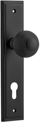 Iver Guildford Door Knob On Stepped Backplate