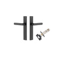 Iver Osaka Door Lever Handle On Rectangular Backplate