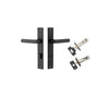 Iver Osaka Door Lever Handle On Rectangular Backplate - primehardware