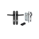 Iver Osaka Door Lever Handle On Oval Backplate - primehardware