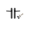 Iver Osaka Door Lever Handle On Oval Backplate - primehardware
