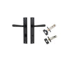 Iver Copenhagen Door Lever Handle On Rectangular Backplate - primehardware