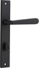 Iver Copenhagen Door Lever Handle On Rectangular Backplate - primehardware