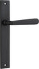 Iver Copenhagen Door Lever Handle On Rectangular Backplate