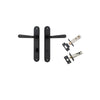 Iver Copenhagen Door Lever Handle On Oval Backplate - primehardware
