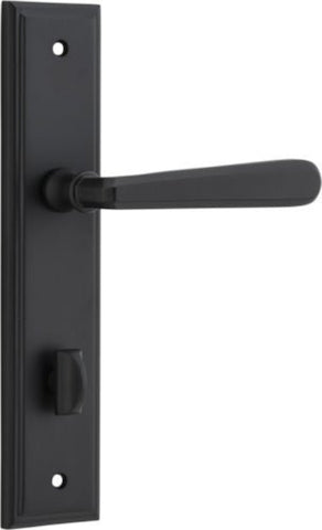 Iver Copenhagen Door Lever Handle On Stepped Backplate