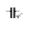 Iver Stirling Door Lever Handle On Stepped Backplate