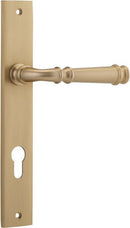 Iver Verona Door Lever Handle On Rectangular Backplate - primehardware