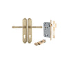 Iver Verona Door Lever Handle On Shouldered Backplate - primehardware