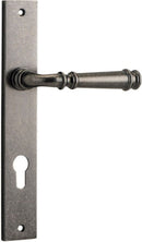 Iver Verona Door Lever Handle On Rectangular Backplate - primehardware