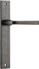 Iver Annecy Door Lever Handle On Rectangular Backplate