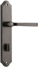 Iver Annecy Door Lever Handle On Shouldered Backplate - primehardware