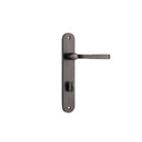 Iver Annecy Door Lever Handle On Oval Backplate - primehardware