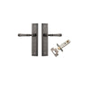 Iver Verona Door Lever Handle On Stepped Backplate - primehardware
