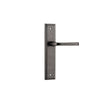 Iver Annecy Door Lever Handle On Stepped Backplate - primehardware