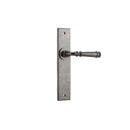Iver Verona Door Lever Handle On Chamfered Backplate - primehardware