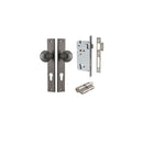 Iver Guildford Door Knob On Rectangular Backplate - primehardware