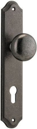 Iver Cambridge Door Knob On Shouldered Backplate - primehardware