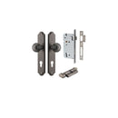 Iver Guildford Door Knob On Shouldered Backplate - primehardware