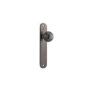 Iver Guildford Door Knob On Oval Backplate - primehardware