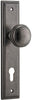 Iver Paddington Door Knob On Stepped Backplate - primehardware