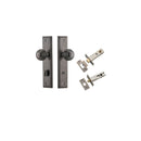Iver Guildford Door Knob On Stepped Backplate - primehardware