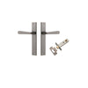 Iver Copenhagen Door Lever Handle On Rectangular Backplate - primehardware