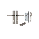 Iver Copenhagen Door Lever Handle On Stepped Backplate - primehardware