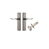 Iver Stirling Door Lever Handle On Stepped Backplate - primehardware