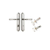 Iver Verona Door Lever Handle On Shouldered Backplate - primehardware