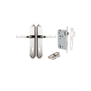 Iver Annecy Door Lever Handle On Shouldered Backplate - primehardware