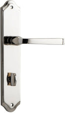 Iver Annecy Door Lever Handle On Shouldered Backplate - primehardware