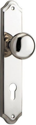 Iver Cambridge Door Knob On Shouldered Backplate - primehardware