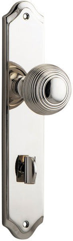 Iver Guildford Door Knob On Shouldered Backplate - primehardware