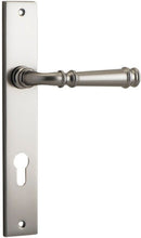 Iver Verona Door Lever Handle On Rectangular Backplate - primehardware
