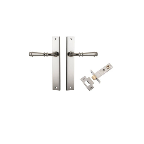 Iver Verona Door Lever Handle On Rectangular Backplate - primehardware