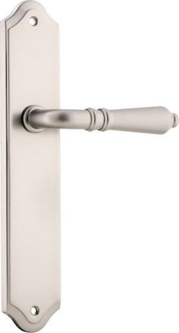 Iver Sarlat Lever Door Handle On Shouldered Backplate - primehardware