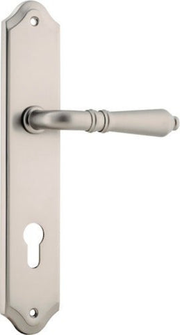 Iver Sarlat Lever Door Handle On Shouldered Backplate - primehardware