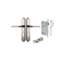 Iver Annecy Door Lever Handle On Shouldered Backplate - primehardware