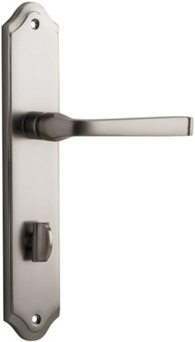 Iver Annecy Door Lever Handle On Shouldered Backplate - primehardware