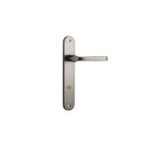 Iver Annecy Door Lever Handle On Oval Backplate - primehardware