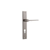 Iver Como Door Lever Handle On Rectangular Backplate - primehardware