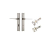 Iver Como Door Lever Handle On Rectangular Backplate - primehardware