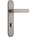 Iver Bronte Door Lever Handle On Oval Backplate - primehardware