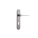 Iver Como Door Lever Handle On Oval Backplate - primehardware
