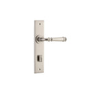 Iver Verona Door Lever Handle On Chamfered Backplate - primehardware