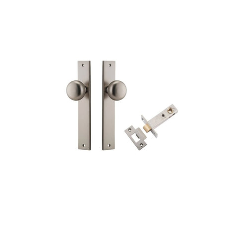 Iver Cambridge Door Knob On Rectangular Backplate - primehardware