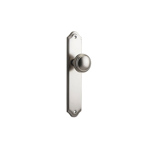Iver Paddington Door Knob On Shouldered Backplate - primehardware